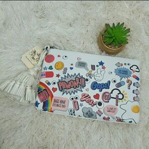 Women's Crossbody Shoulder Bag  Clutch  Emoji‎